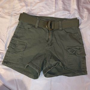 Women’s Army Green Jean Shorts. Size 2